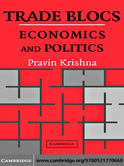 Title details for Trade Blocs by Pravin Krishna - Available